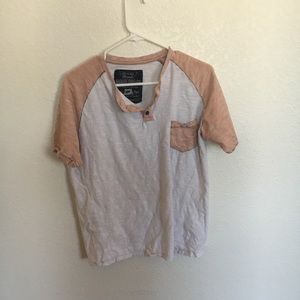 Peach/White Shirt